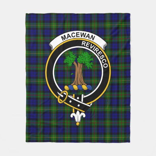 Couverture Polaire Clan MacEwan Tartan Plaid (Devant)