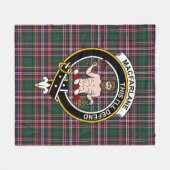 Couverture Polaire Clan MacFarlane Chasse Ancien Tartan Plaid (Devant (Horizontal))