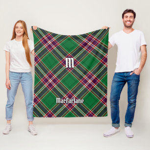 Couverture Polaire Clan MacFarlane Chasse moderne Tartan