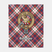 Couverture Polaire Clan MacFarlane Crest sur le tatan de robe (Devant)