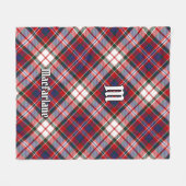 Couverture Polaire Clan MacFarlane robe Tartan (Devant (Horizontal))
