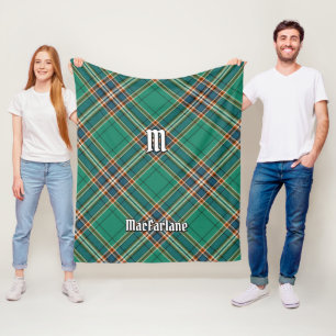 Couverture Polaire Clan MacFarlane Tartan de chasse antique