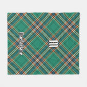 Couverture Polaire Clan MacFarlane Tartan de chasse antique (Devant (Horizontal))