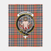 Couverture Polaire Clan MacFarlane Tartan Plaid (Devant)