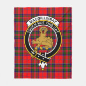 Couverture Polaire Clan MacGillivray moderne Tartan Plaid (Devant)