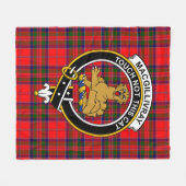 Couverture Polaire Clan MacGillivray moderne Tartan Plaid (Devant (Horizontal))