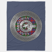 Couverture Polaire Clan MacGowan Crest & Tartan Knot (Devant)