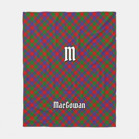 Couverture Polaire Clan MacGowan Tartan (Devant)