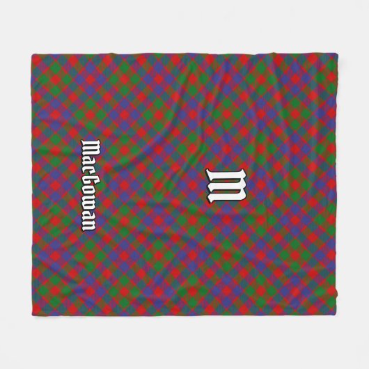 Couverture Polaire Clan MacGowan Tartan (Devant (Horizontal))