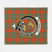 Couverture Polaire Clan MacGregor Plaid Tartan Ancien (Devant (Horizontal))