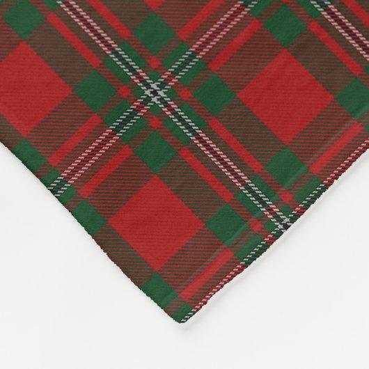 Couverture Polaire Clan MacGregor Tartan Plaid personnalisé (Coin)