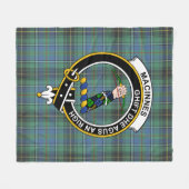 Couverture Polaire Clan MacInnes Ancien Tartan Plaid (Devant (Horizontal))