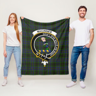 Couverture Polaire Clan MacInnes Tartan Plaid