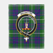 Couverture Polaire Clan MacIntyre Chasse Tartan moderne Plaid (Devant)