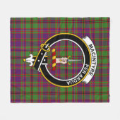 Couverture Polaire Clan MacIntyre De Glenorchy violet Tartan Plaid (Devant (Horizontal))