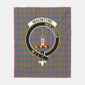 Couverture Polaire Clan MacIntyre Tartan Plaid Ancien (Devant)