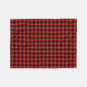 Couverture Polaire Clan MacIver Tartan Red Scottish Plaid (Devant (Horizontal))