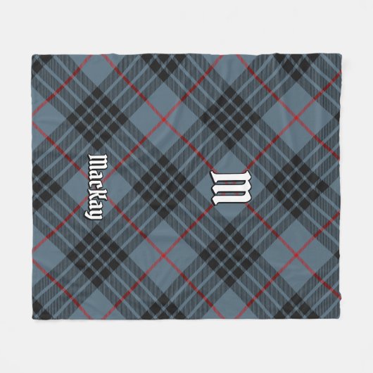 Couverture Polaire Clan MacKay Blue Tartan (Devant (Horizontal))