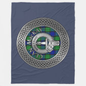 Couverture Polaire Clan MacKay Crest & Tartan Knot Blanket (Devant)