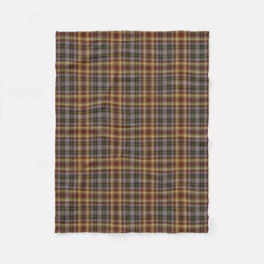 Couverture Polaire Clan MacKay de Strathnaver Tartan Plaid (Devant)
