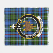 Couverture Polaire Clan MacKenzie Tartan Plaid (Devant (Horizontal))