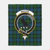 Couverture Polaire Clan MacKie Tartan Plaid (Devant)
