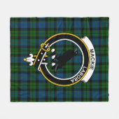 Couverture Polaire Clan MacKie Tartan Plaid (Devant (Horizontal))
