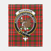 Couverture Polaire Clan MacKinnon moderne Tartan Plaid (Devant)