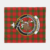 Couverture Polaire Clan MacKinnon Tartan Plaid (Devant (Horizontal))