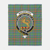 Couverture Polaire Clan MacKintosh Chasse Ancienne Tartan Plaid (Devant)