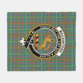 Couverture Polaire Clan MacKintosh Chasse Ancienne Tartan Plaid (Devant (Horizontal))