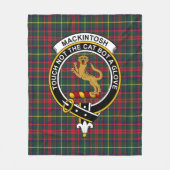 Couverture Polaire Clan MacKintosh Chasse Tartan moderne Plaid (Devant)