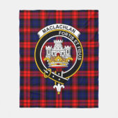 Couverture Polaire Clan MacLachlan Tartan moderne Plaid (Devant)