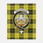Couverture Polaire Clan MacLachlan Tartan Plaid (Devant)