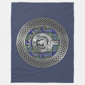 Couverture Polaire Clan MacLaren Crest & Tartan Knot (Devant)