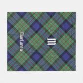 Couverture Polaire Clan MacLaren Tartan Fleece Blanket (Devant (Horizontal))