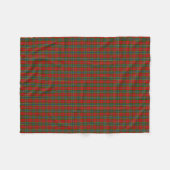 Couverture Polaire Clan MacLean de tartan de Duart (Devant (Horizontal))