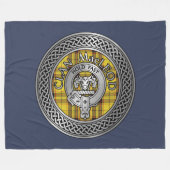 Couverture Polaire Clan MacLeod Crest & Tartan Knot Blanket (Devant (Horizontal))