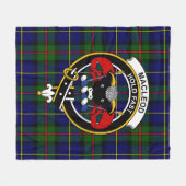 Couverture Polaire Clan MacLeod De Harris Modern Tartan Plaid (Devant (Horizontal))