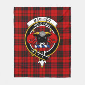 Couverture Polaire Clan MacLeod De Raasay Tartan Plaid (Devant)