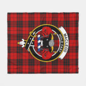 Couverture Polaire Clan MacLeod De Raasay Tartan Plaid (Devant (Horizontal))