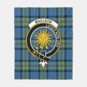 Couverture Polaire Clan MacLeod Lewis De Harris Ancien Tartan Plaid (Devant)