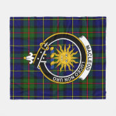 Couverture Polaire Clan MacLeod Lewis De Harris Modern Tartan Plaid (Devant (Horizontal))