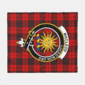 Couverture Polaire Clan MacLeod Lewis De Raasay Tartan Plaid (Devant (Horizontal))