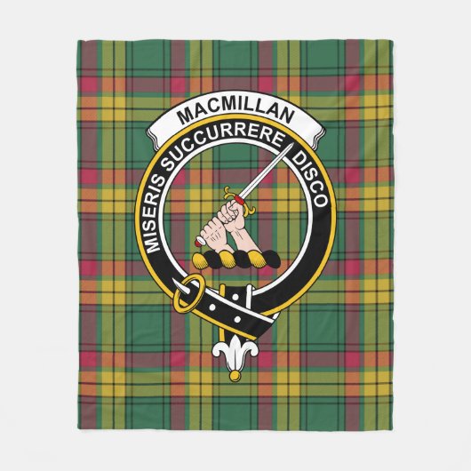 Couverture Polaire Clan MacMillan Ancien Tartan Plaid (Devant)