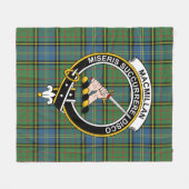 Couverture Polaire Clan MacMillan Chasse Tartan antique Plaid (Devant (Horizontal))