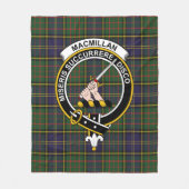 Couverture Polaire Clan MacMillan Chasse Tartan moderne Plaid (Devant)