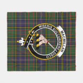 Couverture Polaire Clan MacMillan Chasse Tartan moderne Plaid (Devant (Horizontal))