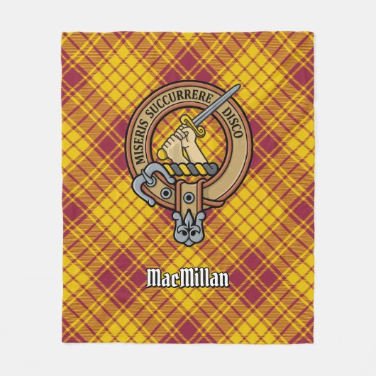 Couverture Polaire Clan MacMillan Crest sur le tatan de robe (Devant)