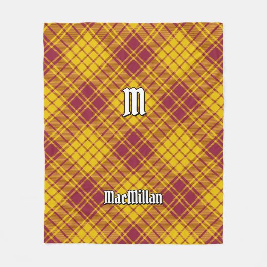 Couverture Polaire Clan MacMillan robe Tartan (Devant)